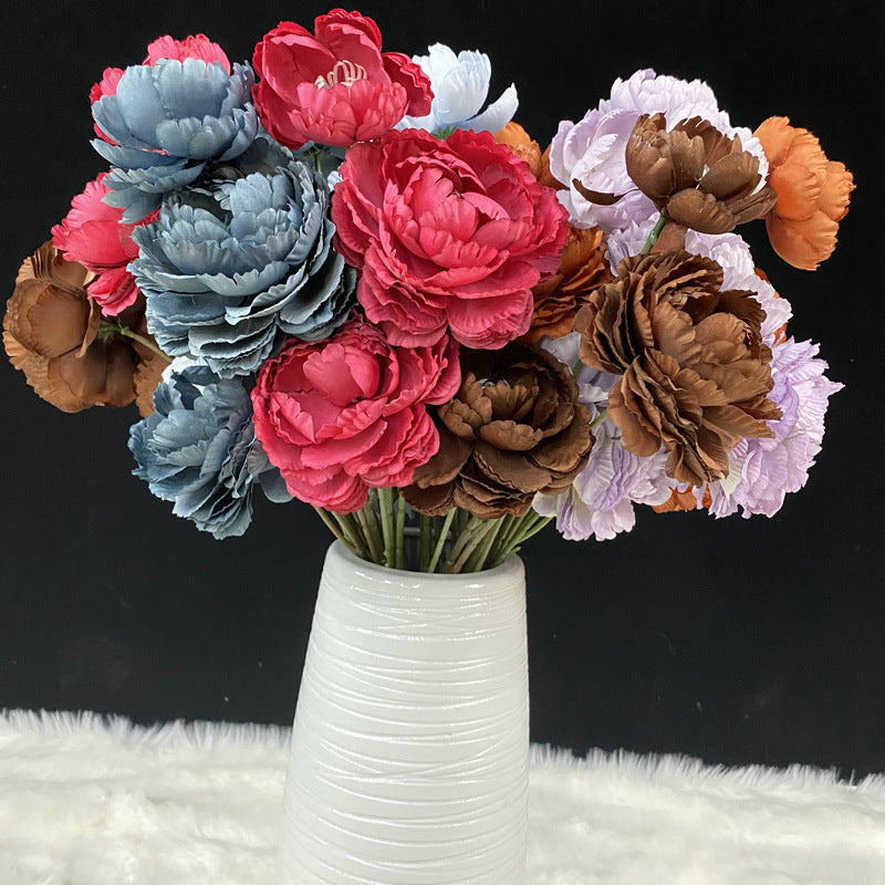 P0039 Brushed Cloth Puff Peony