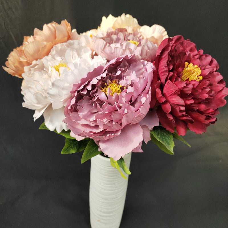 P0045 Retro light luxury Polish peony