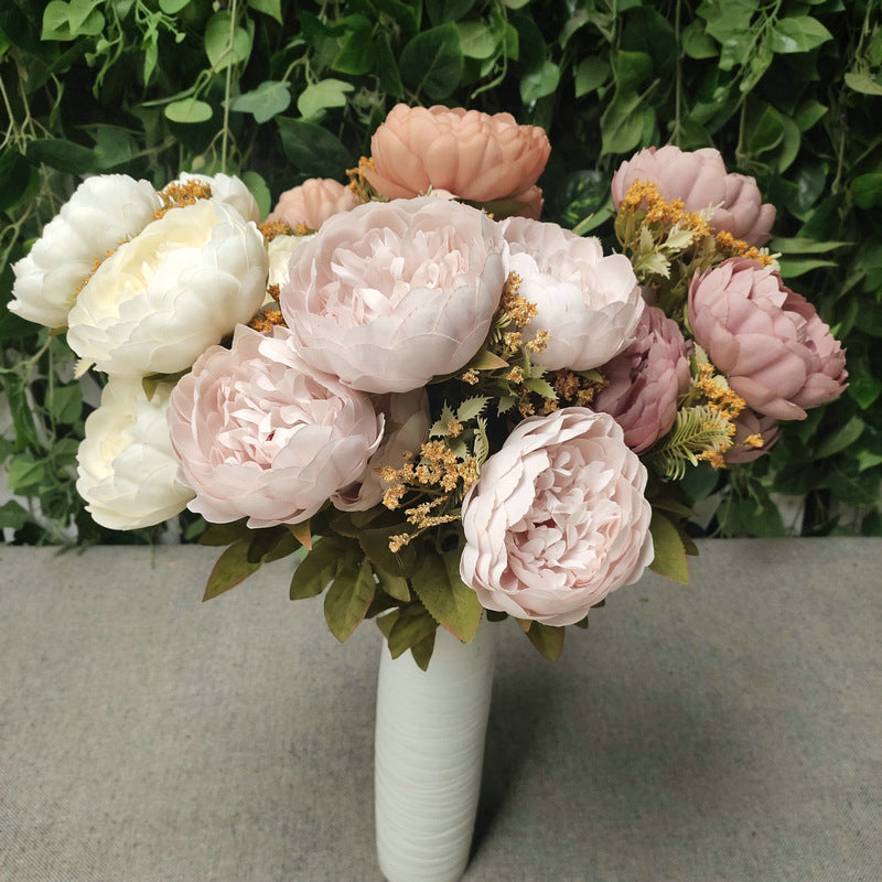 P0044 Eleven round Polish peonies