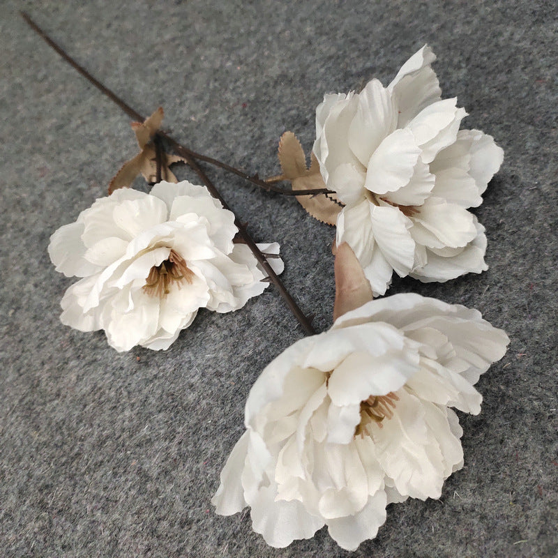 P0020 European style three-headed peony