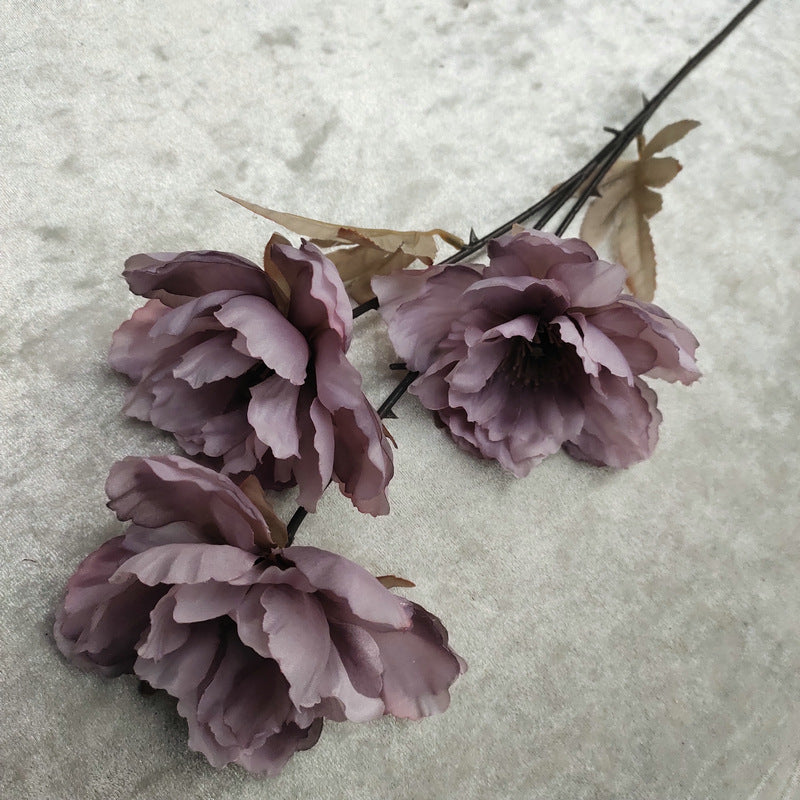 P0020 European style three-headed peony
