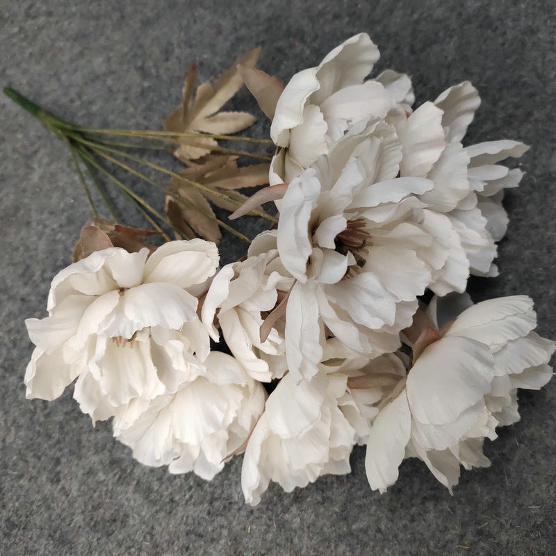 P0021 European style nine-headed peony