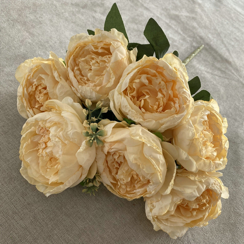 P0017 Seven-Headed Burnt Edge Peony ins Nordic Peony