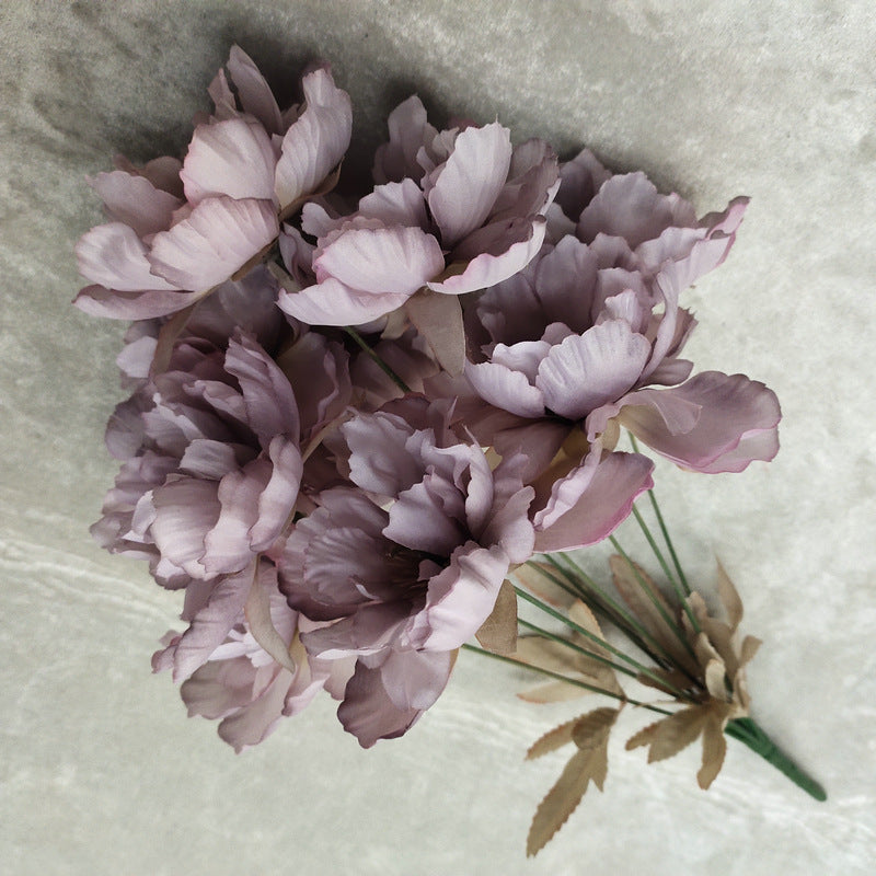 P0021 European style nine-headed peony