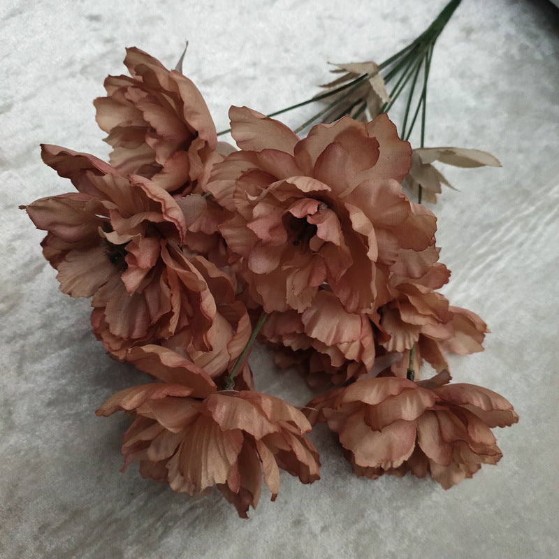 P0021 European style nine-headed peony