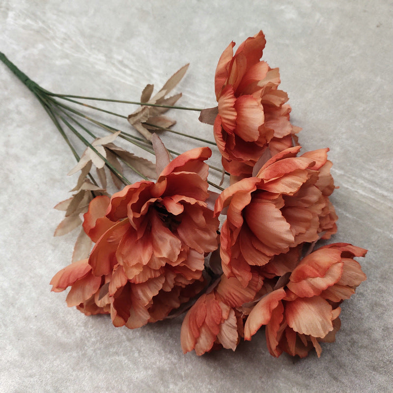 P0021 European style nine-headed peony