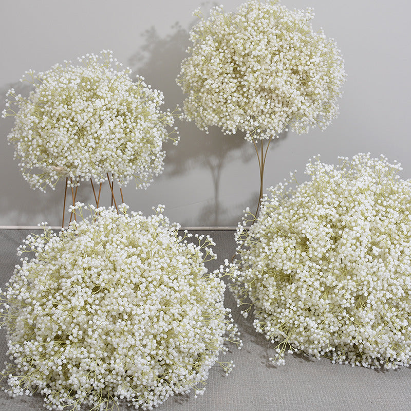 FB0029 Light color pure baby's breath flower ball