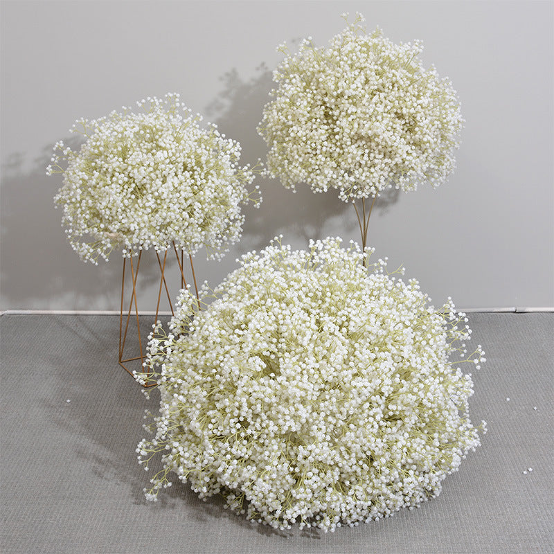 FB0029 Light color pure baby's breath flower ball