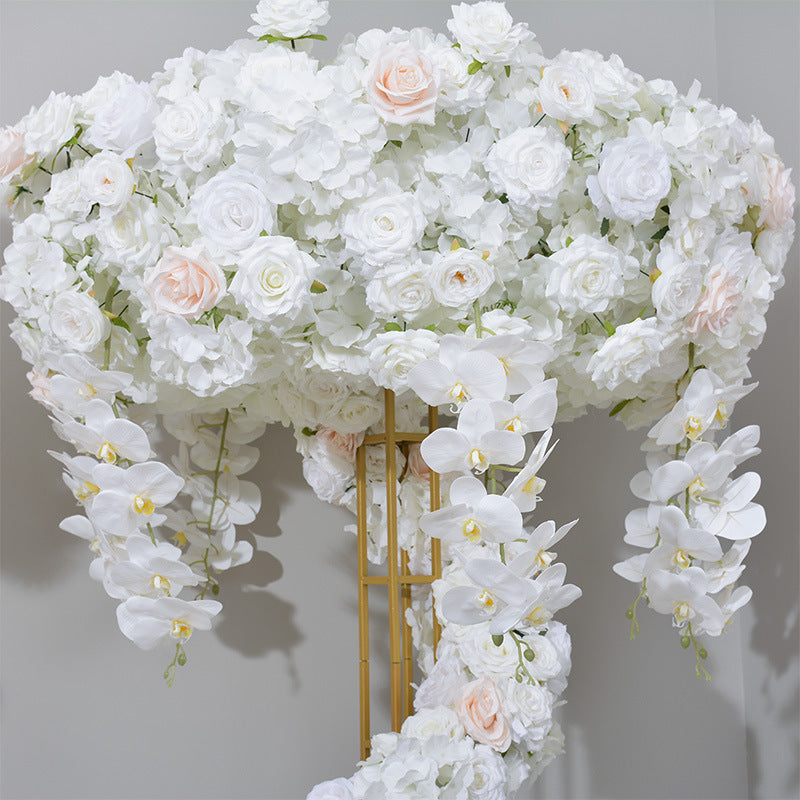 FB0043 rotating ferris wheel hydrangea rose