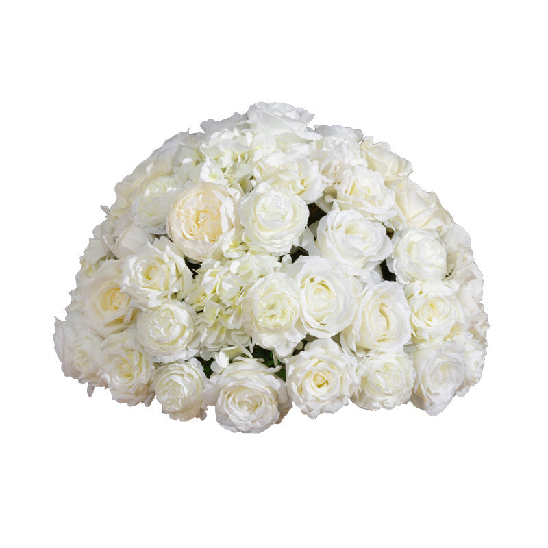 FB0018 White Ace Rose Ball