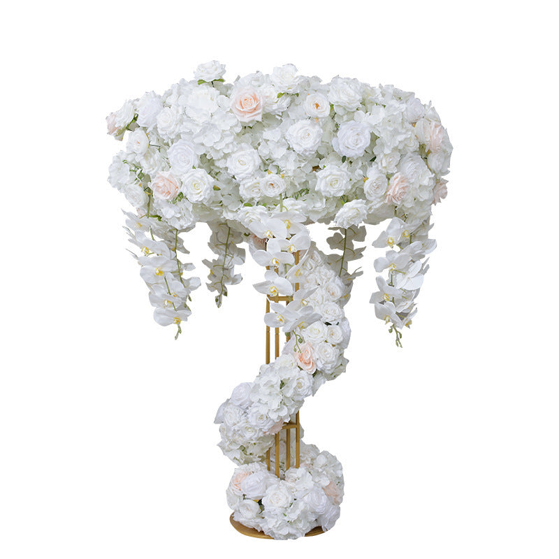 FB0043 rotating ferris wheel hydrangea rose