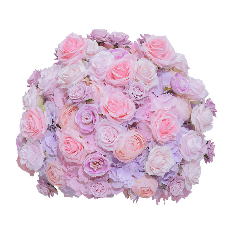 FB0034 Pink and purple hydrangea rose ball