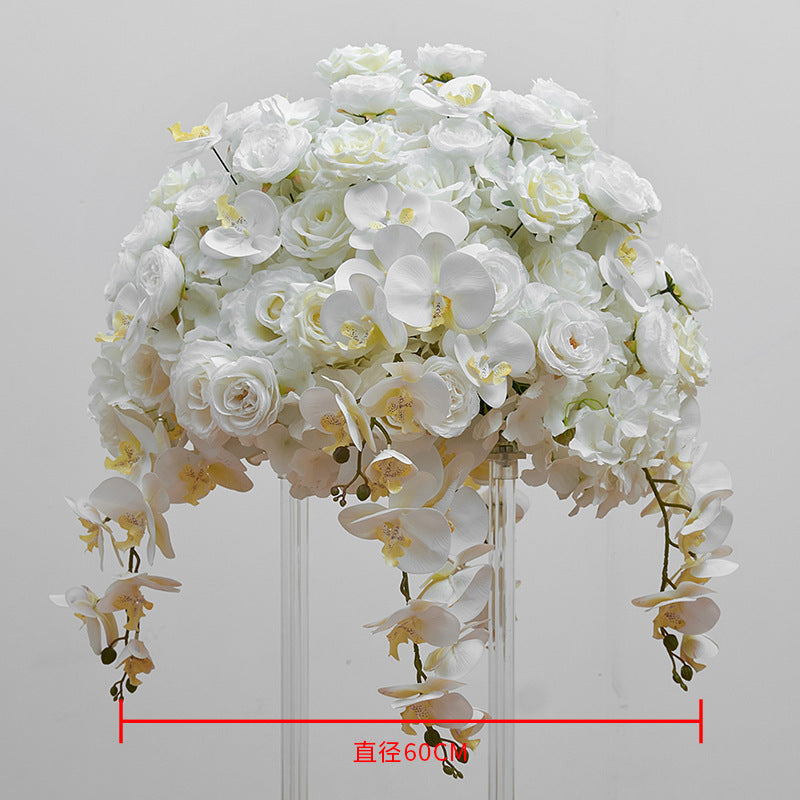 FB0023 Phalaenopsis Hydrangea Rose Ball