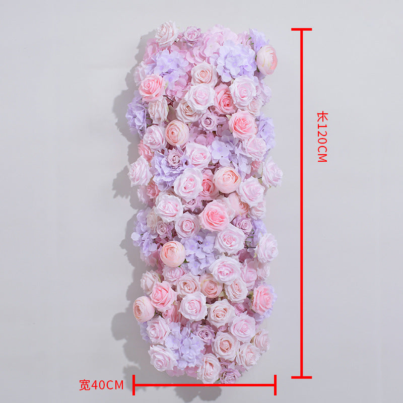 FB0034 Pink and purple hydrangea rose ball