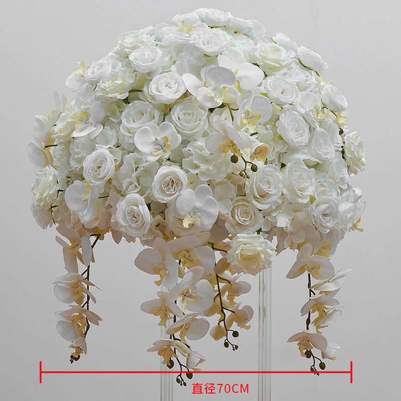 FB0023 Phalaenopsis Hydrangea Rose Ball