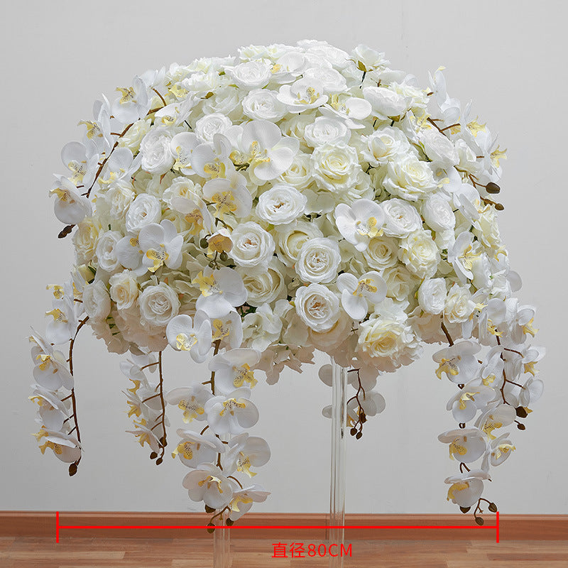 FB0023 Phalaenopsis Hydrangea Rose Ball