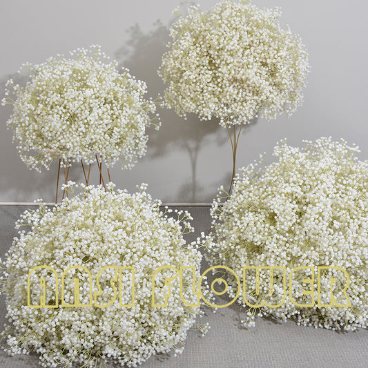 FB0029 Light color pure baby's breath flower ball